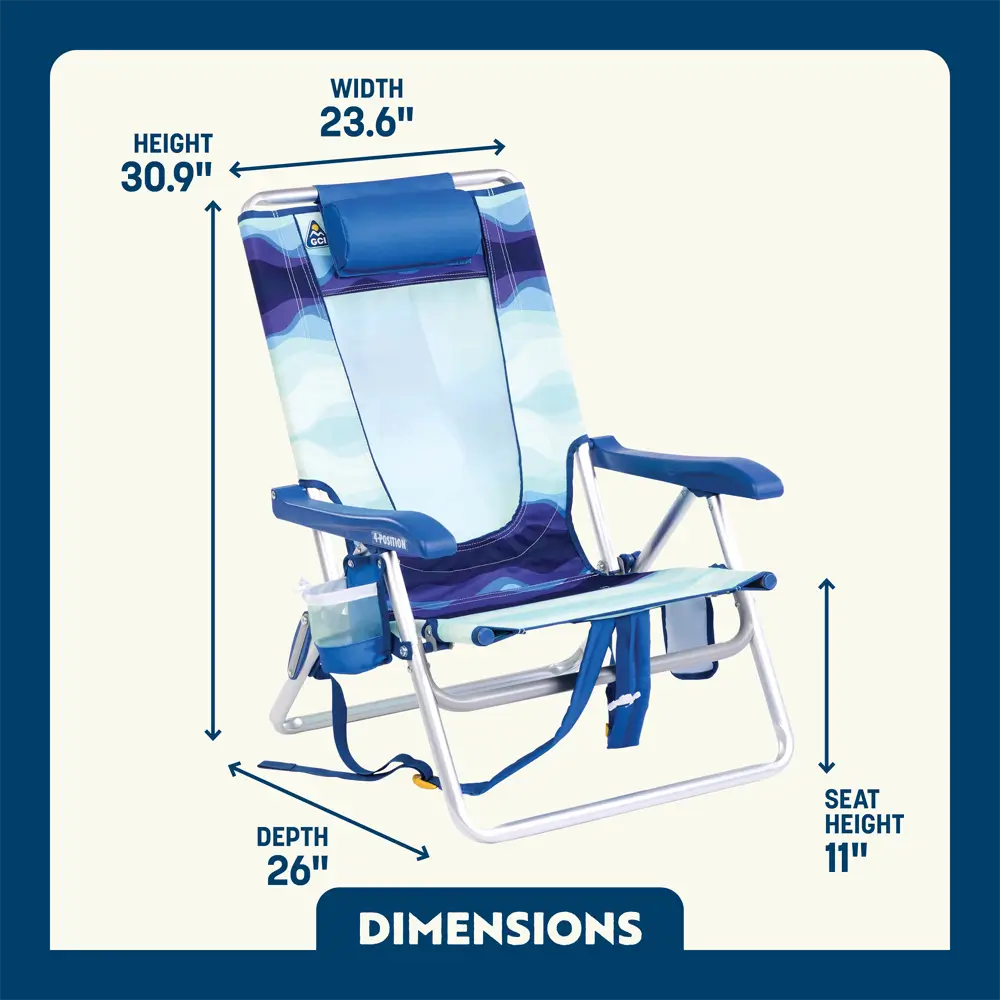 Backpack Beach Chair™ | 6C6X